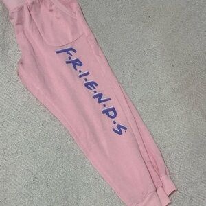 Friends Pink Jogger Sleep Pants S